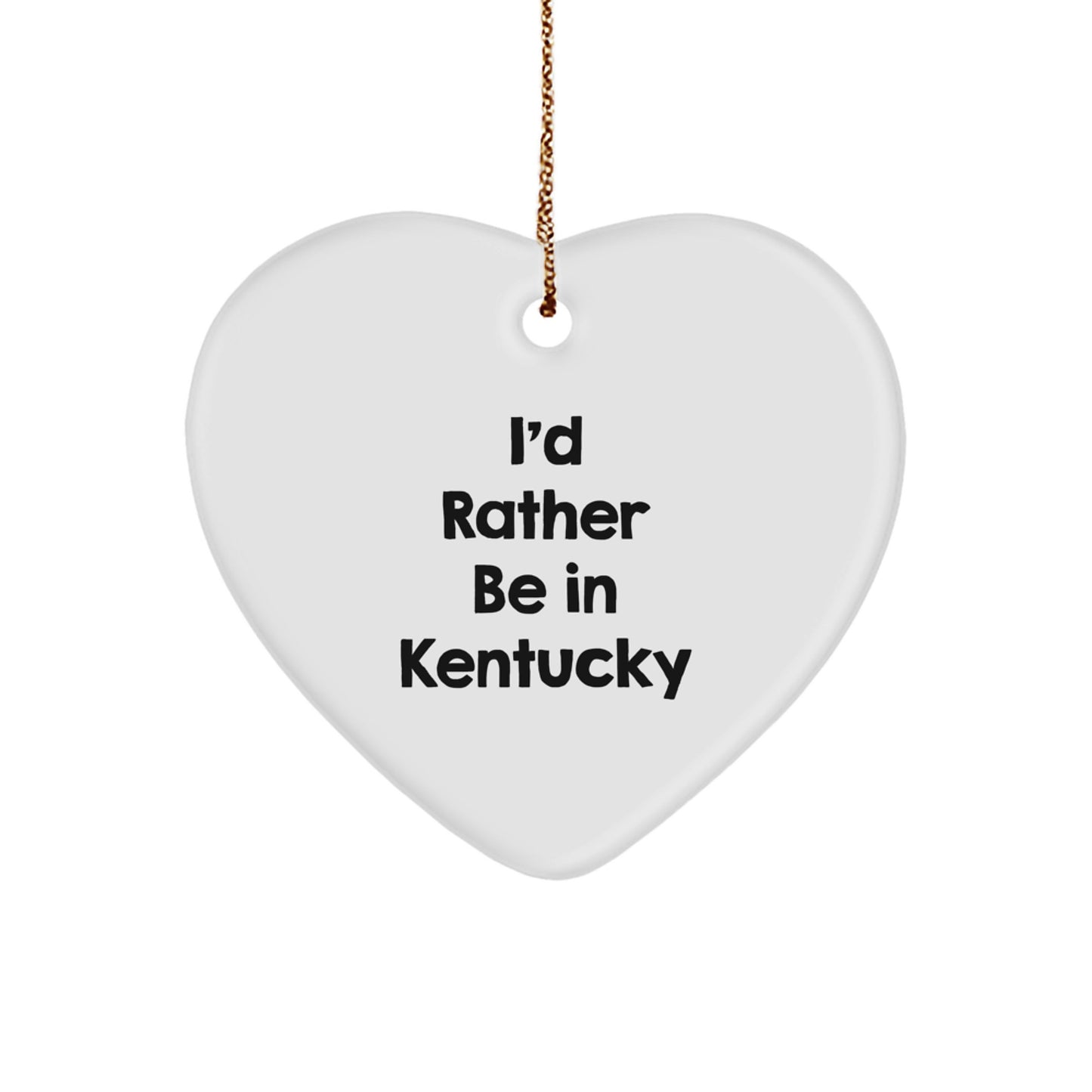 Kentucky Christmas Ornament for Her Present Gift - Image 1