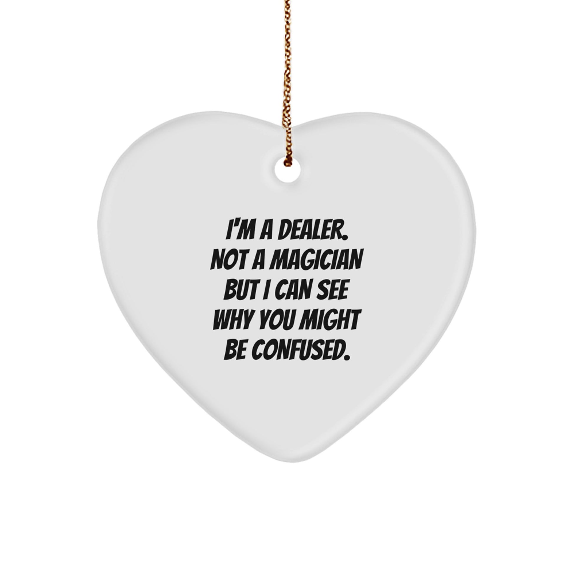 Dealer Keepsake Christmas Ornament for Him Gift - Image 1