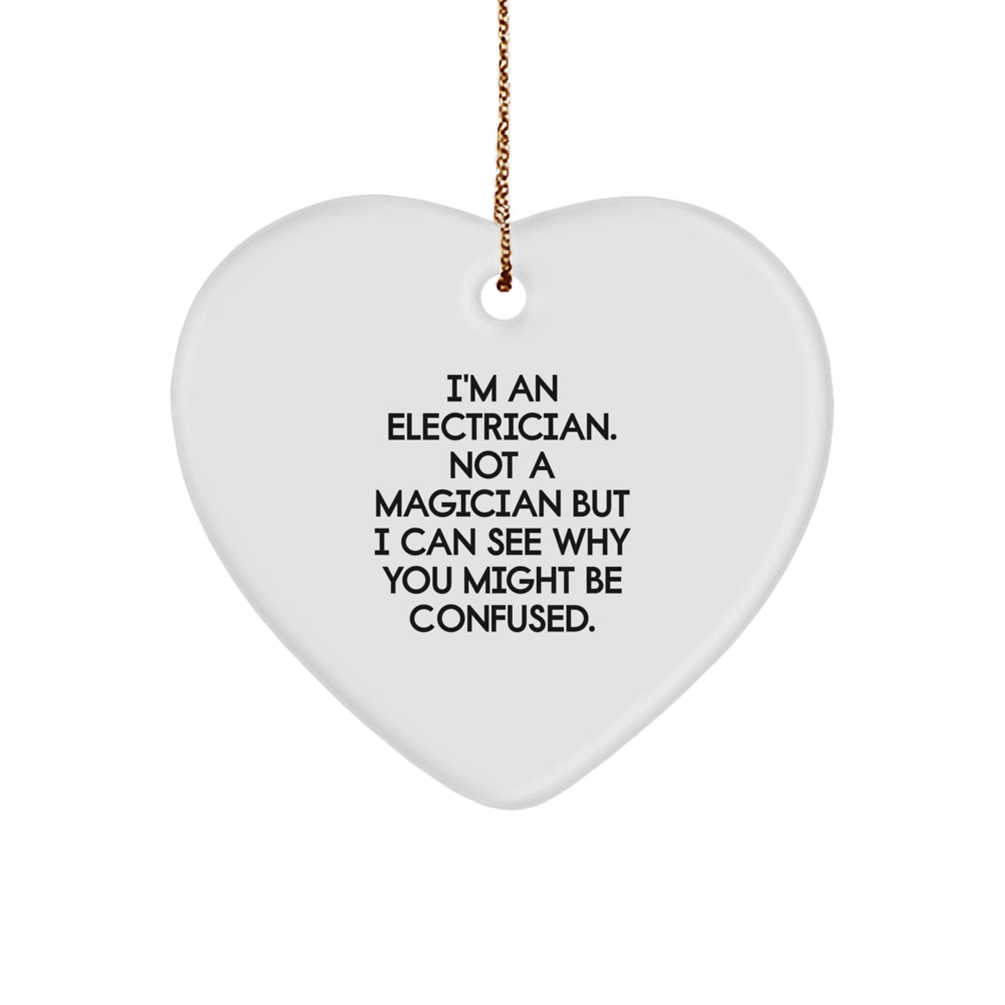 Electrician Christmas Ornament for Happy Kids – Favorite Gift Bright - Image 1