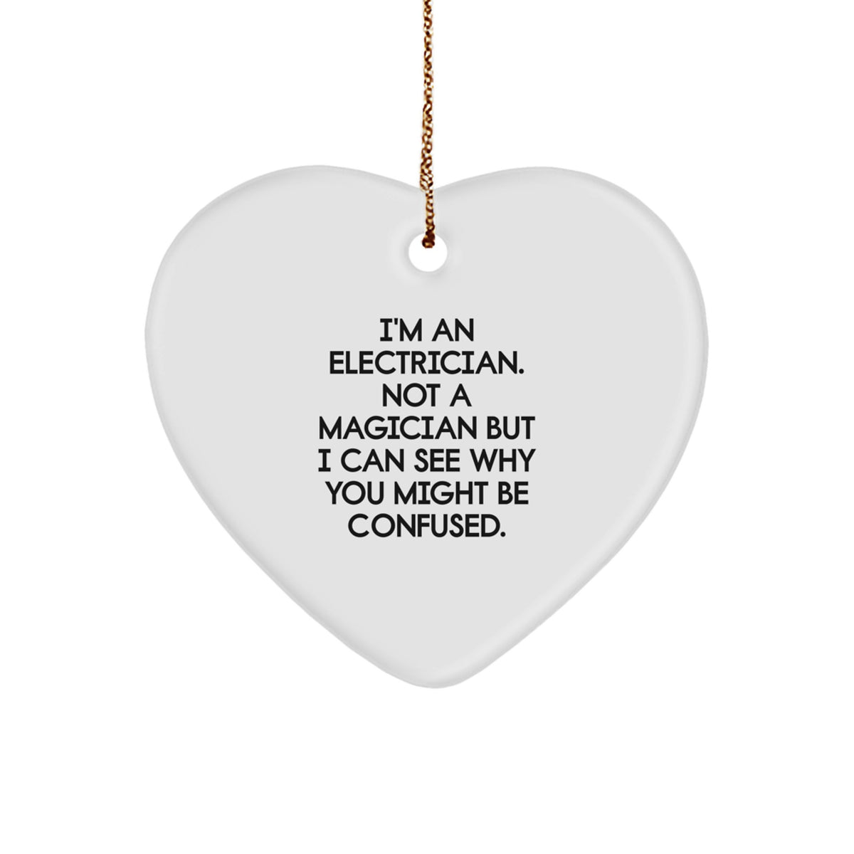 Electrician Christmas Ornament for Happy Kids – Favorite Gift Bright - Image 1
