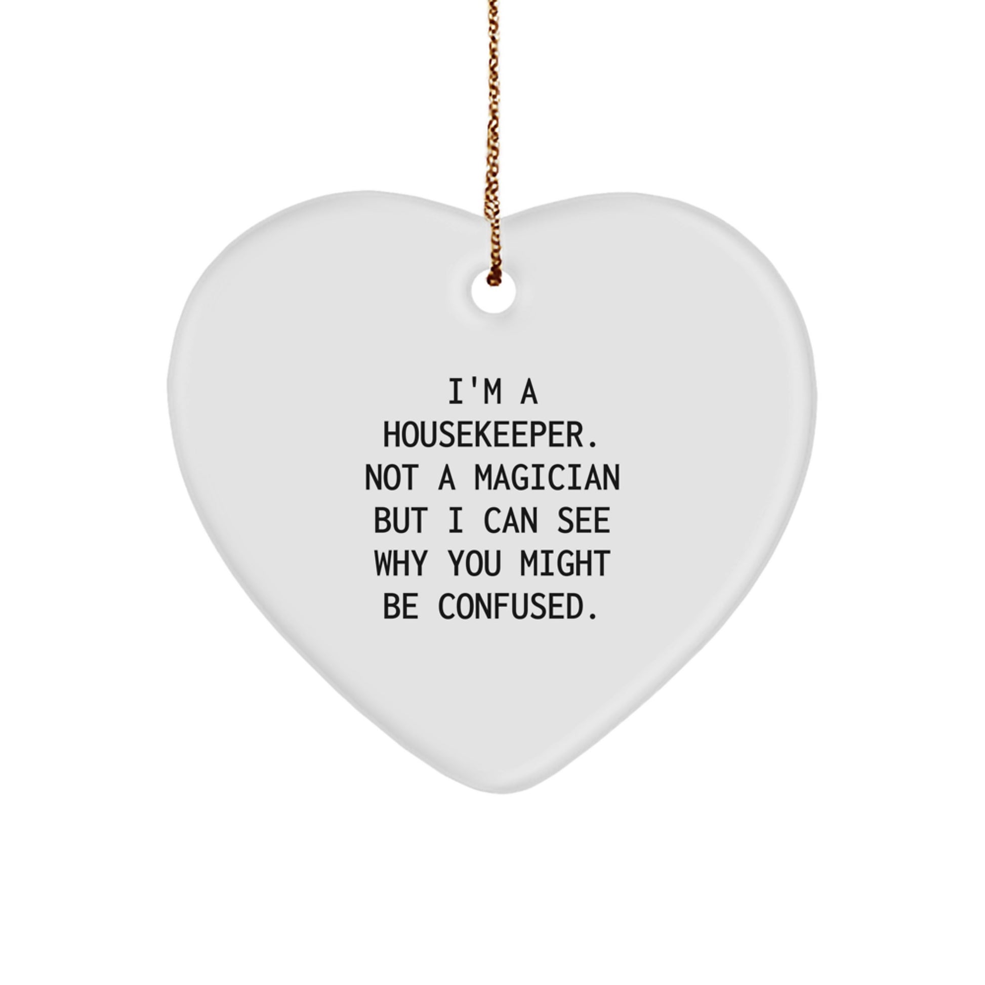 Family Treasure Housekeeper Christmas Ornament I'm A Housekeeper Gift - Image 1