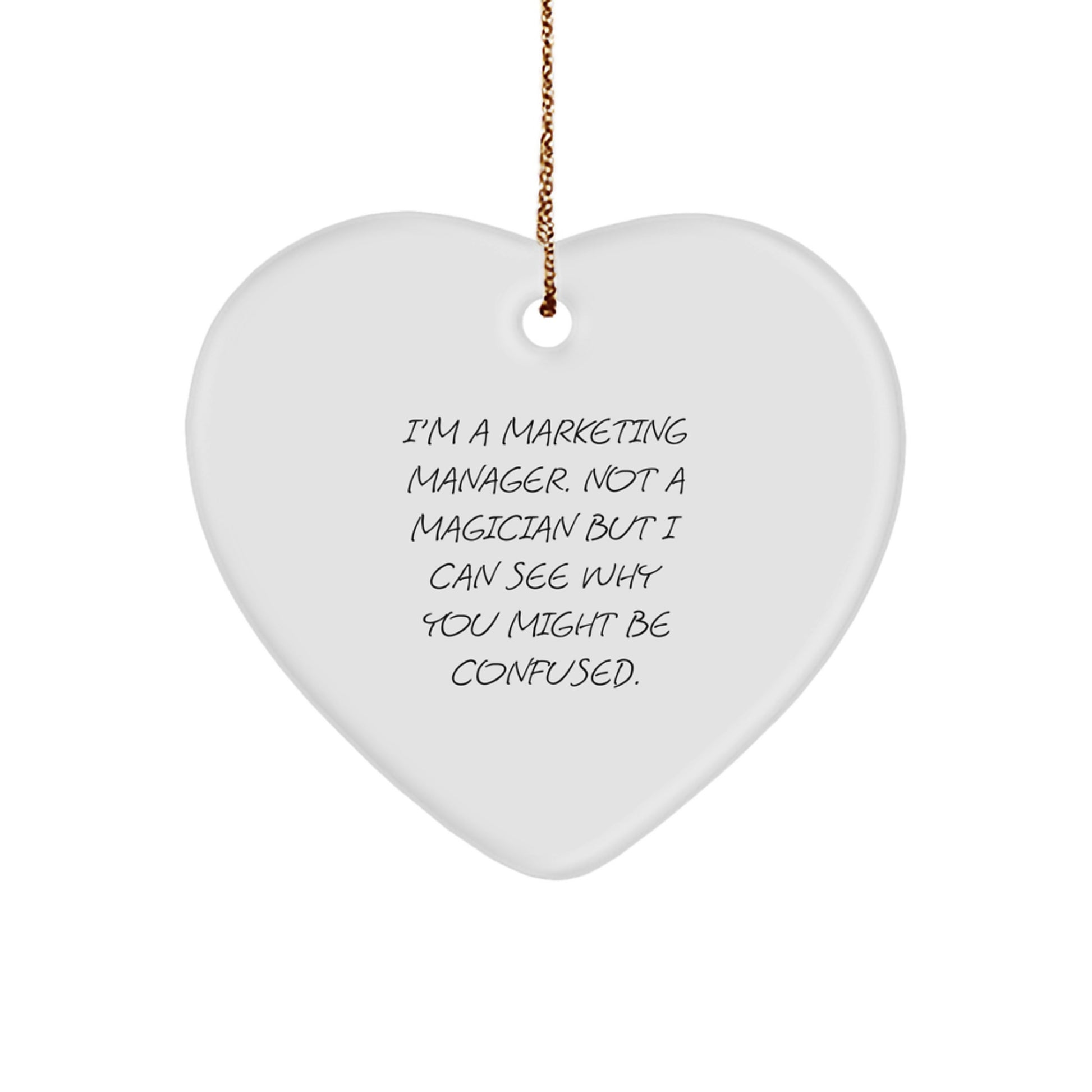 Marketing Manager Christmas Ornament for Family Treasure Funny Gift - Image 1