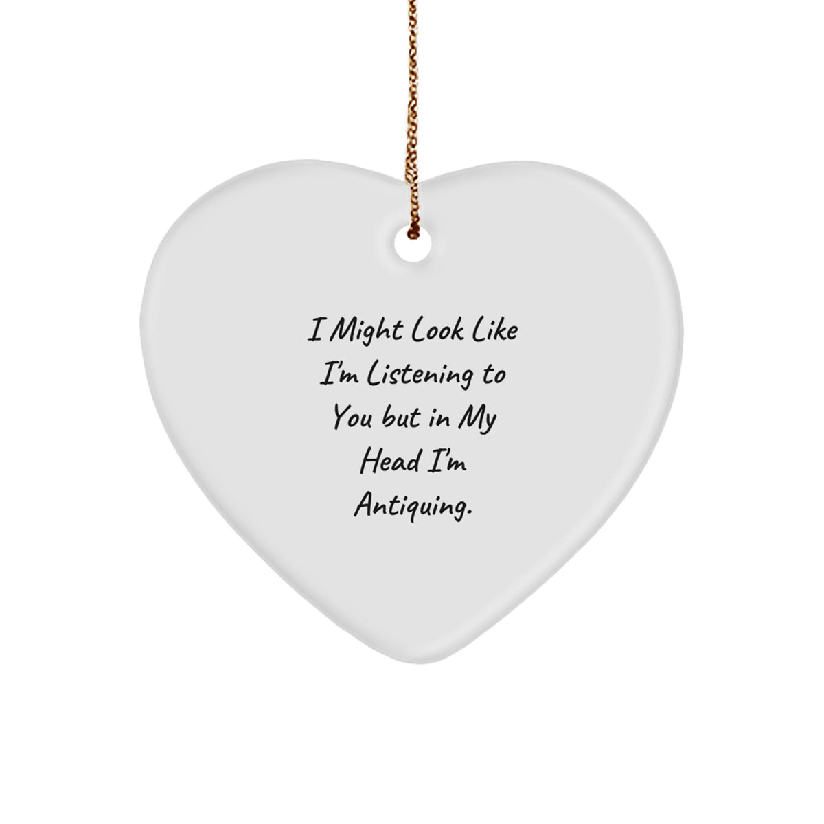 Antiquing Heart Christmas Ornament for Kids – Favorite Holiday Gift - Image 1