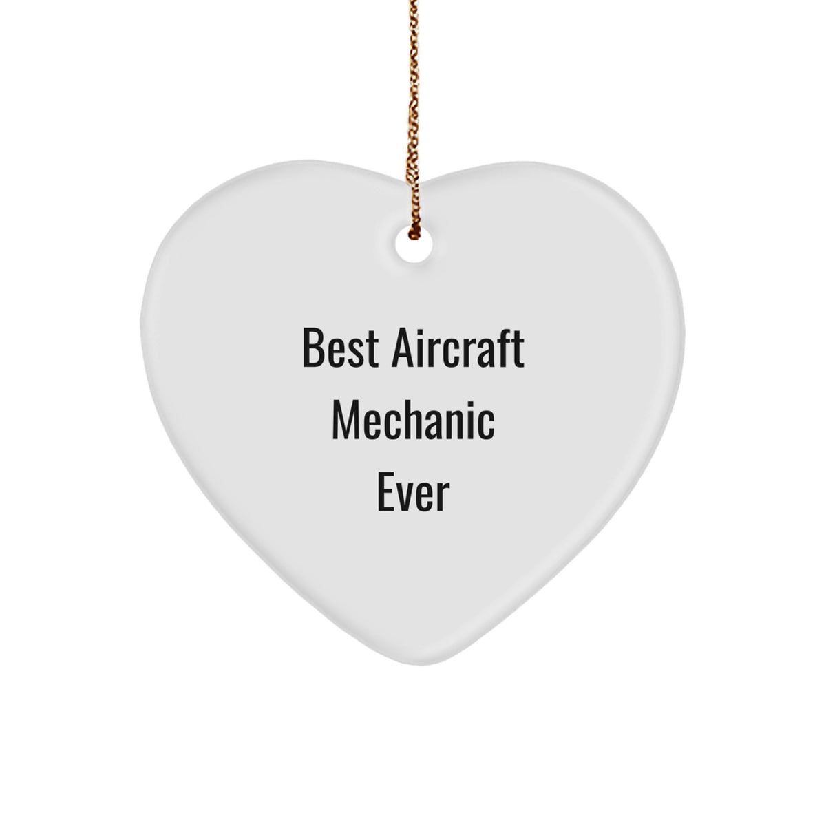 Aircraft Mechanic Keepsake Christmas Ornament for Him Gift - Image 1