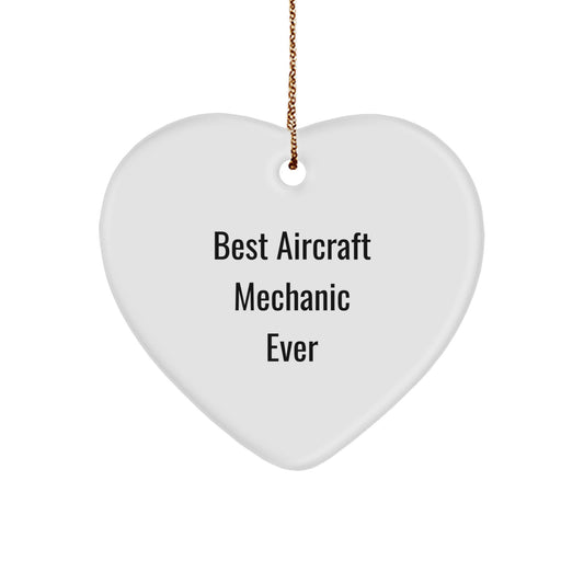 Aircraft Mechanic Keepsake Christmas Ornament for Him Gift - Image 1