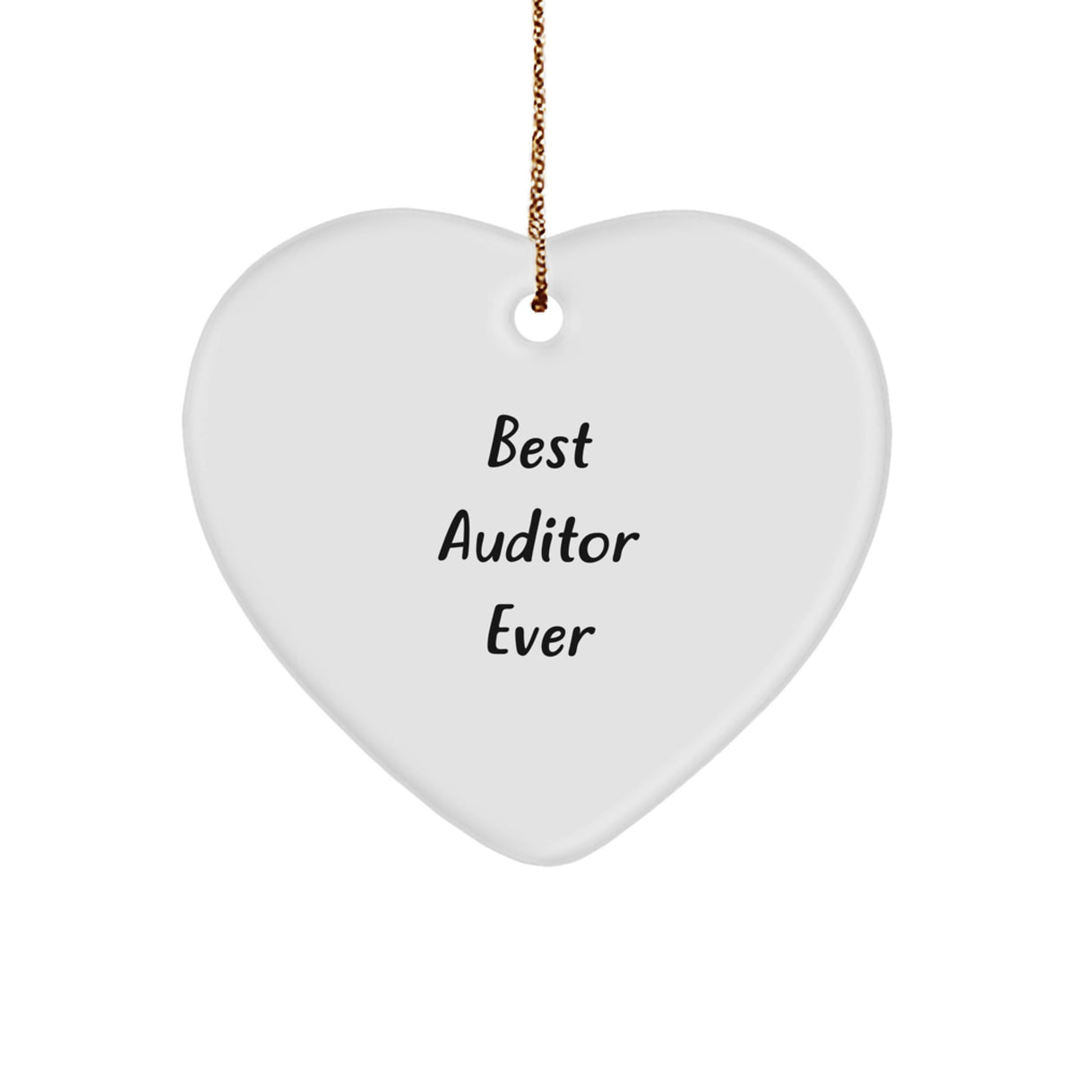 Auditor Christmas Ornament for Him Keepsake Best Auditor Ever Gift - Image 1