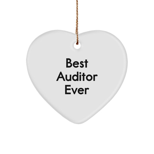 Playful Best Auditor Ever Christmas Ornament Novelty for Friends Gift - Image 1