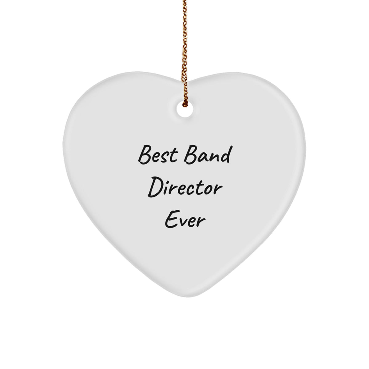Novelty Best Band Director Ever Christmas Ornament for Friends Gift - Image 1