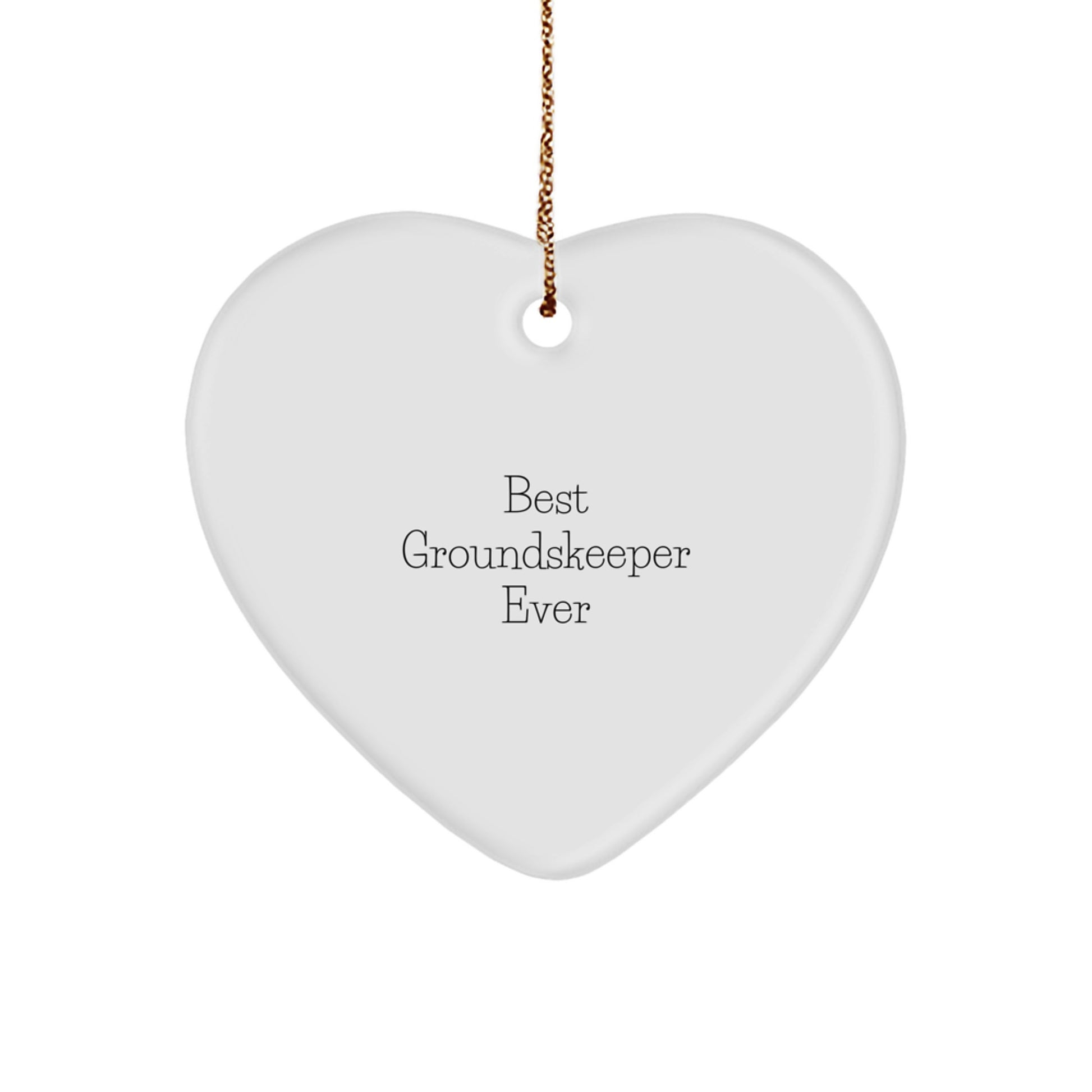 Groundskeeper Favorite Christmas Ornament for Kids Gift - Image 1