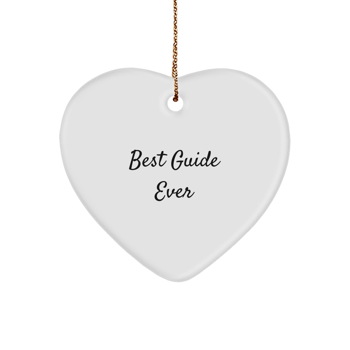 Guide Heart Christmas Ornament Gift Idea for Coworkers Best Guide Ever - Image 1