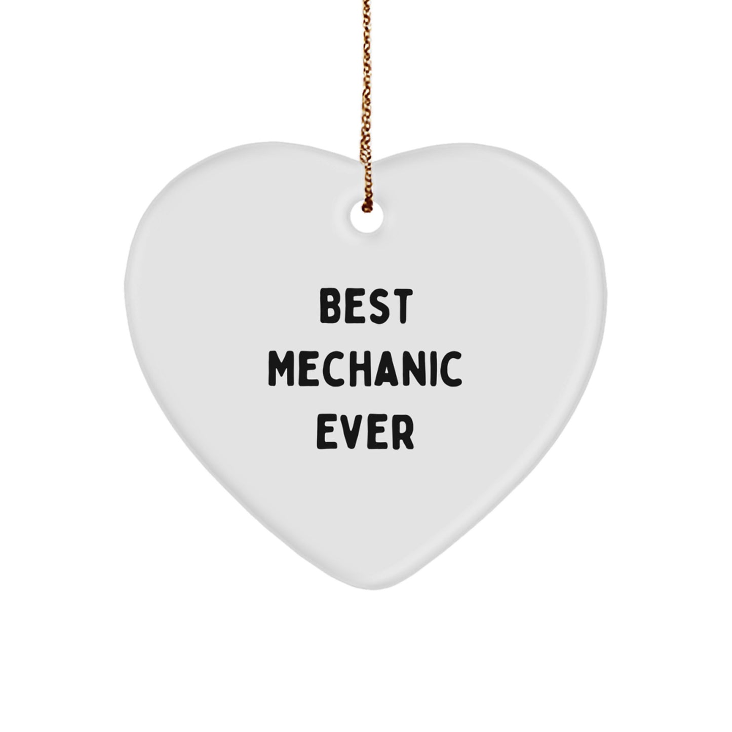 Best Mechanic Ever Keepsake Holiday Christmas Ornament for Him Gift - Image 1