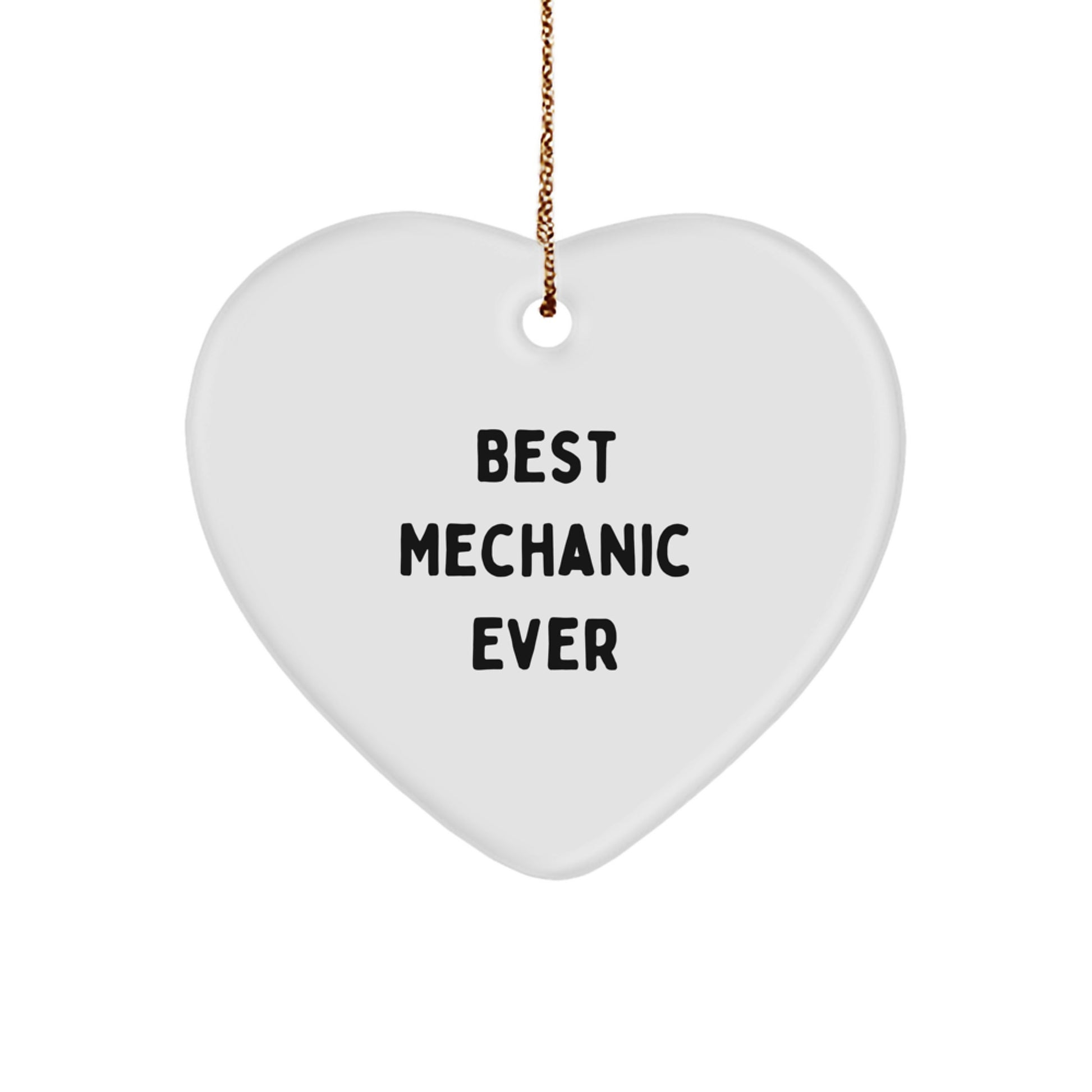 Best Mechanic Ever Keepsake Holiday Christmas Ornament for Him Gift - Image 1