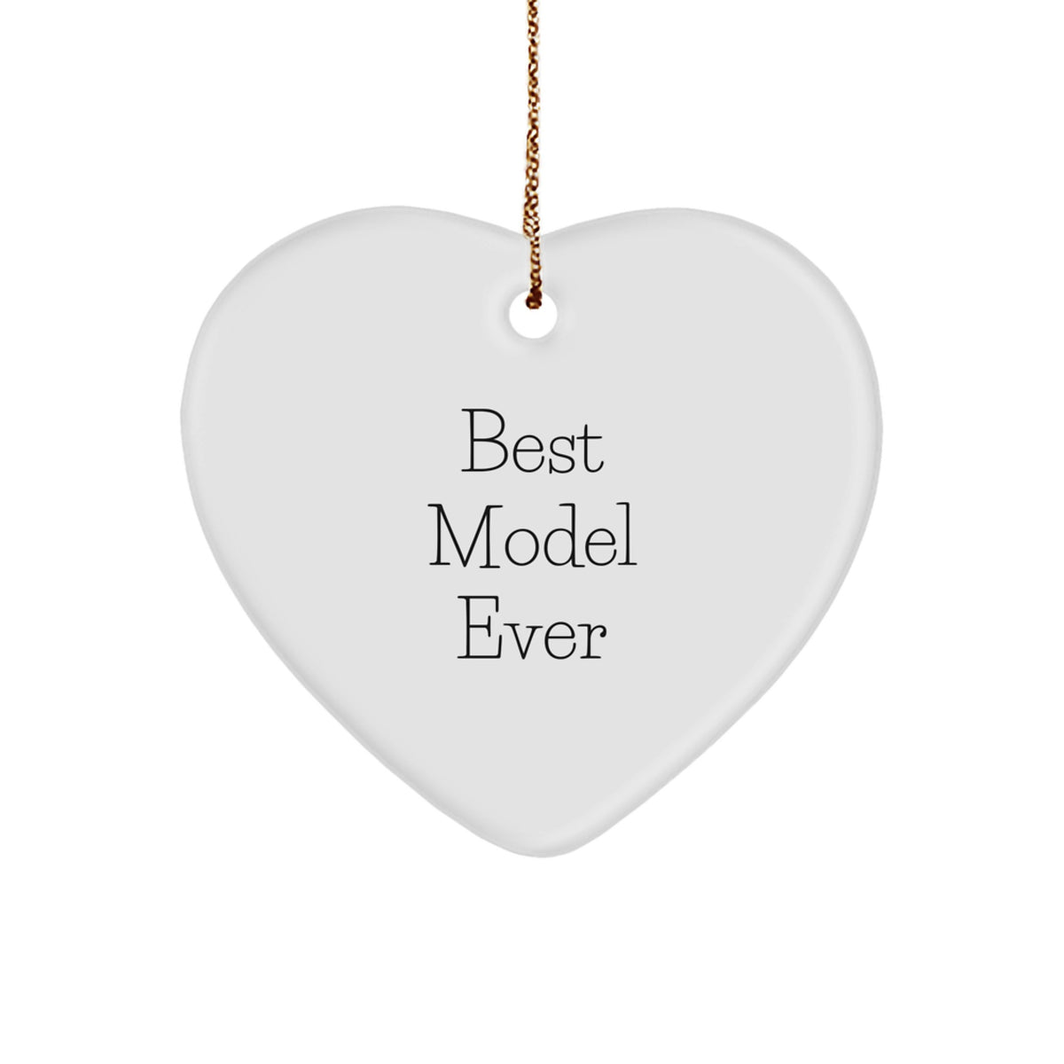 Christmas Ornament Gift for Her – Best Model Ever Present Keepsake - Image 1
