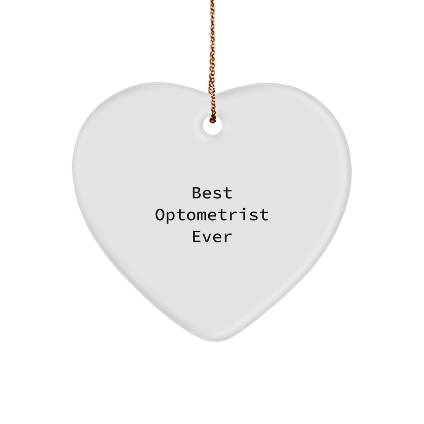 Playful Optometrist Christmas Ornament Novelty Gift for Friends - Image 1