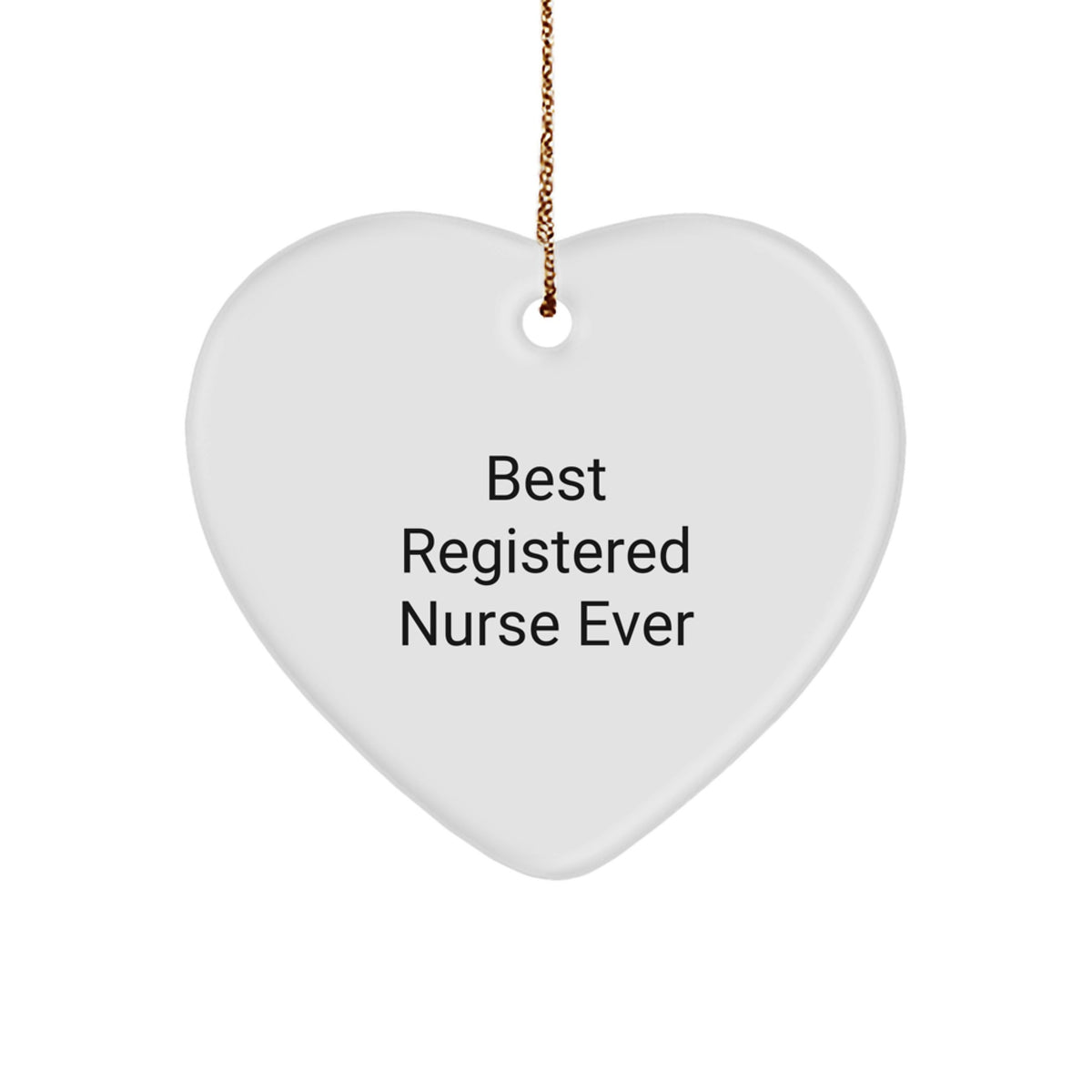 Registered Nurse Keepsake Christmas Ornament for Him Surprise Gift - Image 1