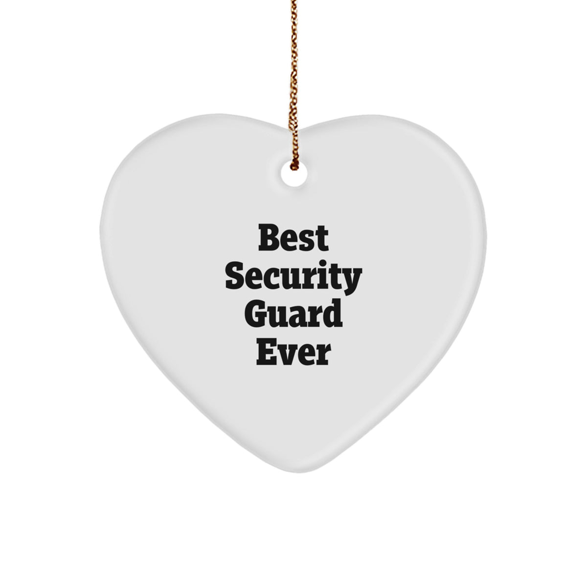 Essential Christmas Ornament Gift for a Best Friend - Best Security - Image 1