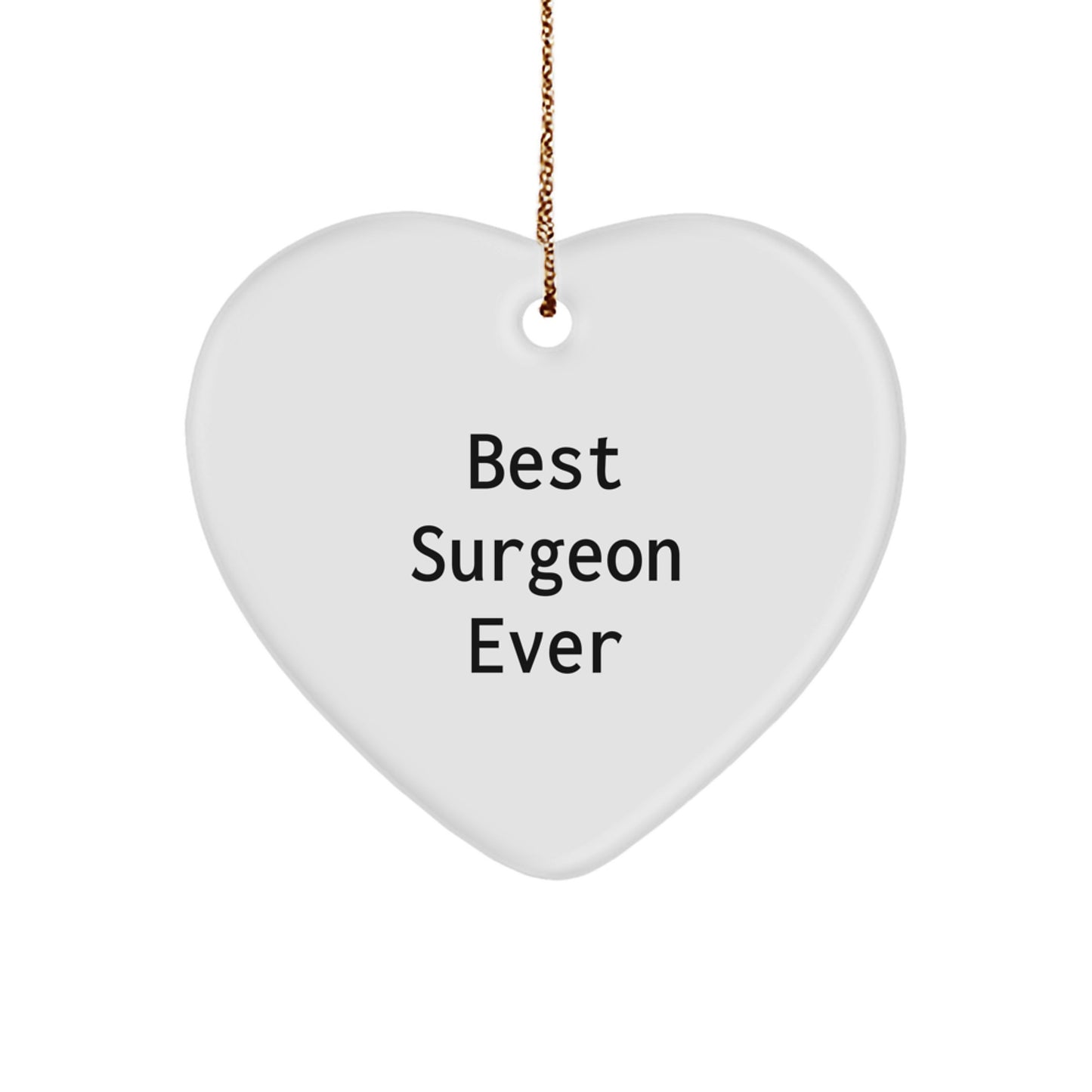 Surgeon Keepsake Christmas Ornament for Him Gift – Best Surgeon Ever - Image 1