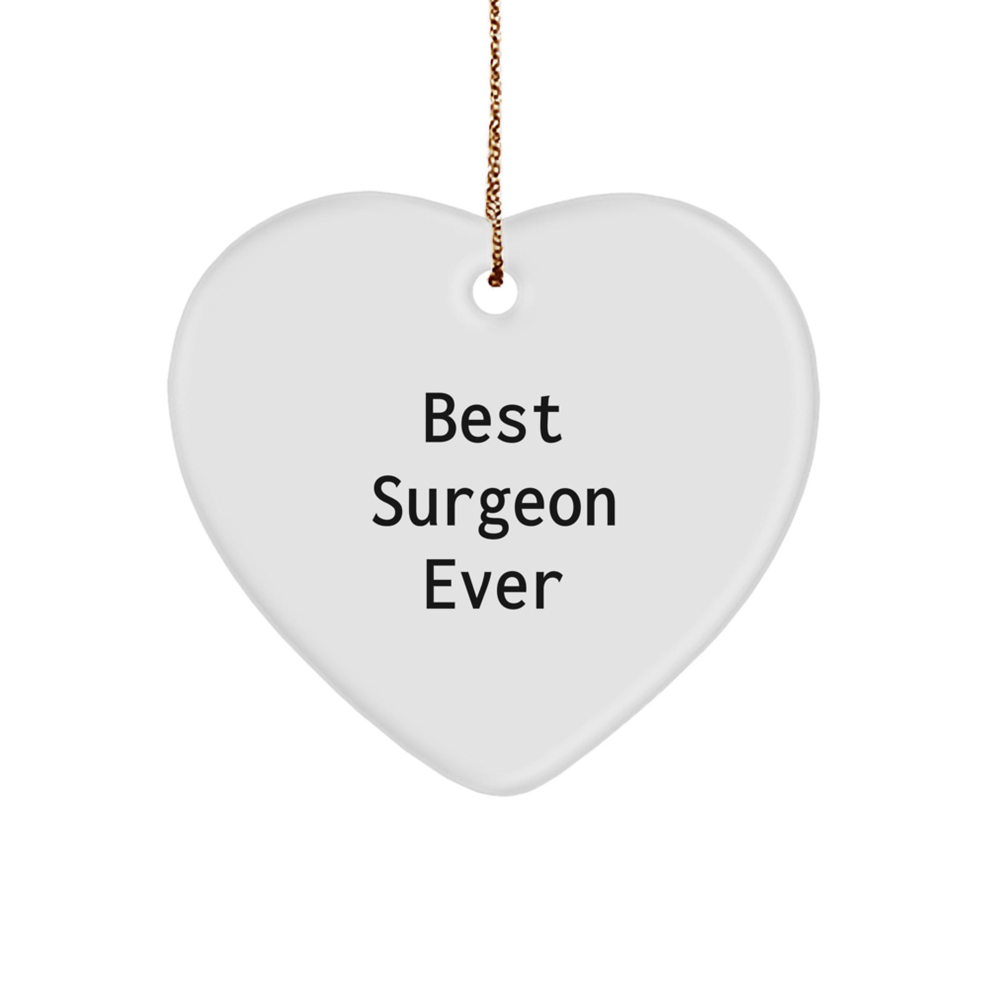 Surgeon Keepsake Christmas Ornament for Him Gift – Best Surgeon Ever - Image 1