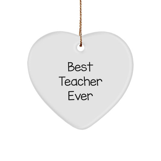 Funny Heart Shaped Teacher Gifts from Men to Best Teacher Ever for Christmas Unique Gifts - Image 1