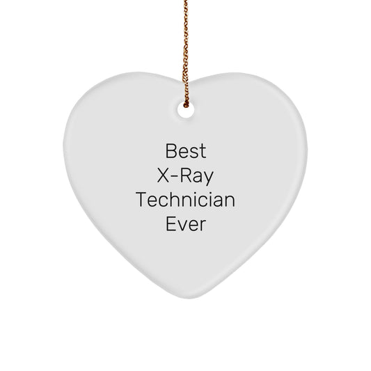 Christmas Gift X-Ray Technician Heart Ornament for Her Present - Image 1