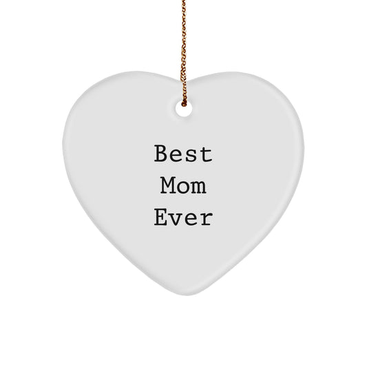 Heartfelt Mom Surprise Novelty Christmas Ornament for Grandma Gift - Image 1