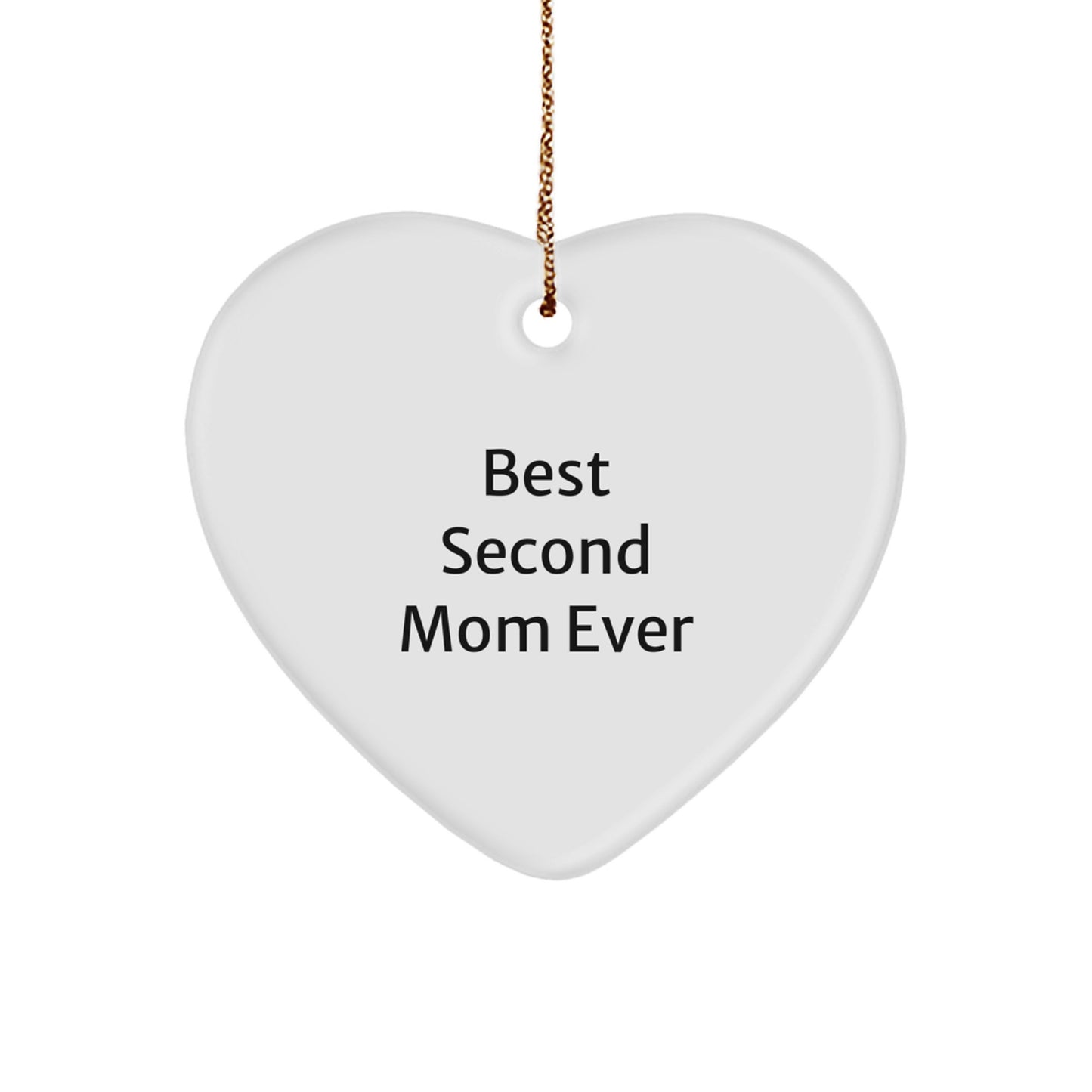 Second Mom Keepsake Christmas Ornament for Her Best Second Mom Gift - Image 1