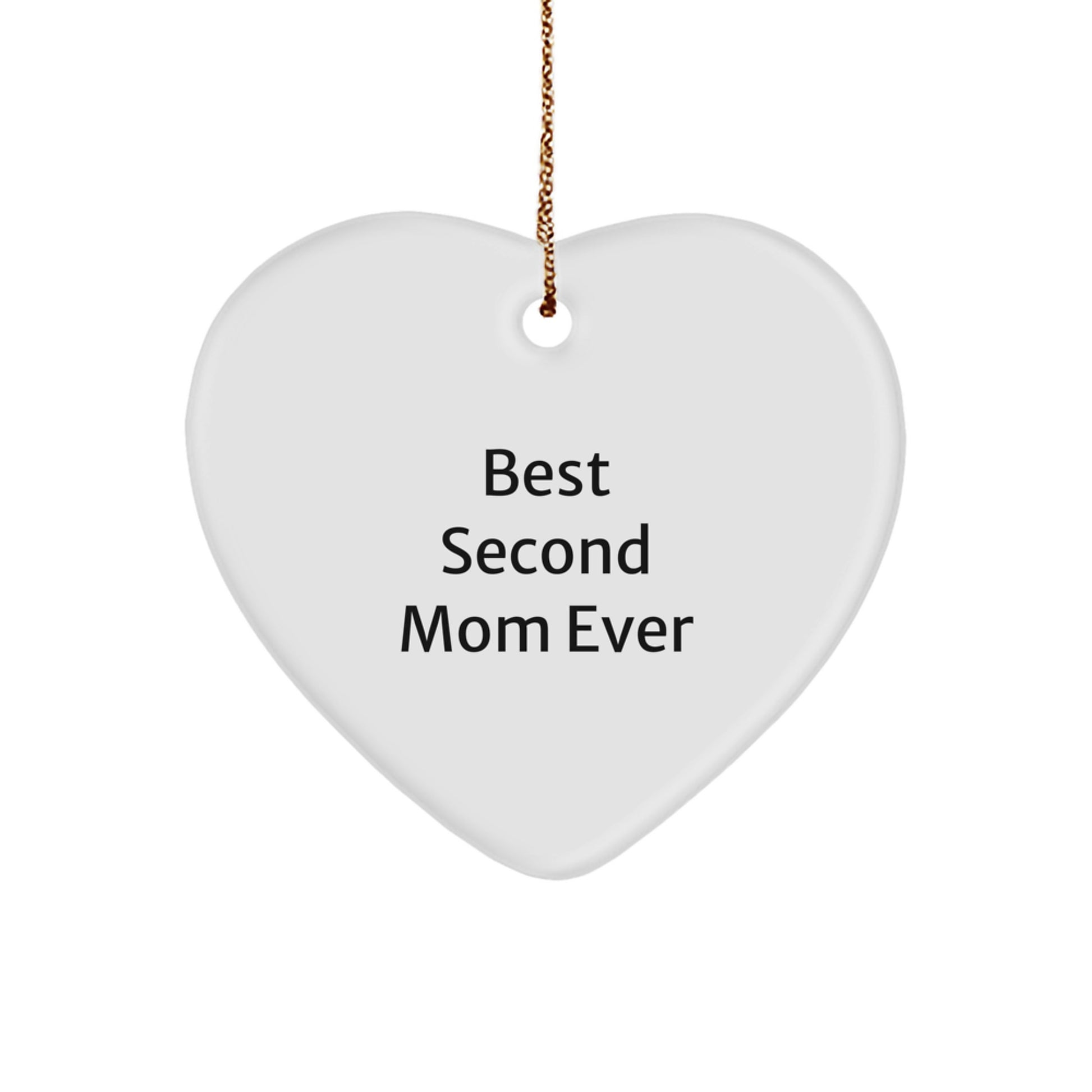 Second Mom Keepsake Christmas Ornament for Her Best Second Mom Gift - Image 1