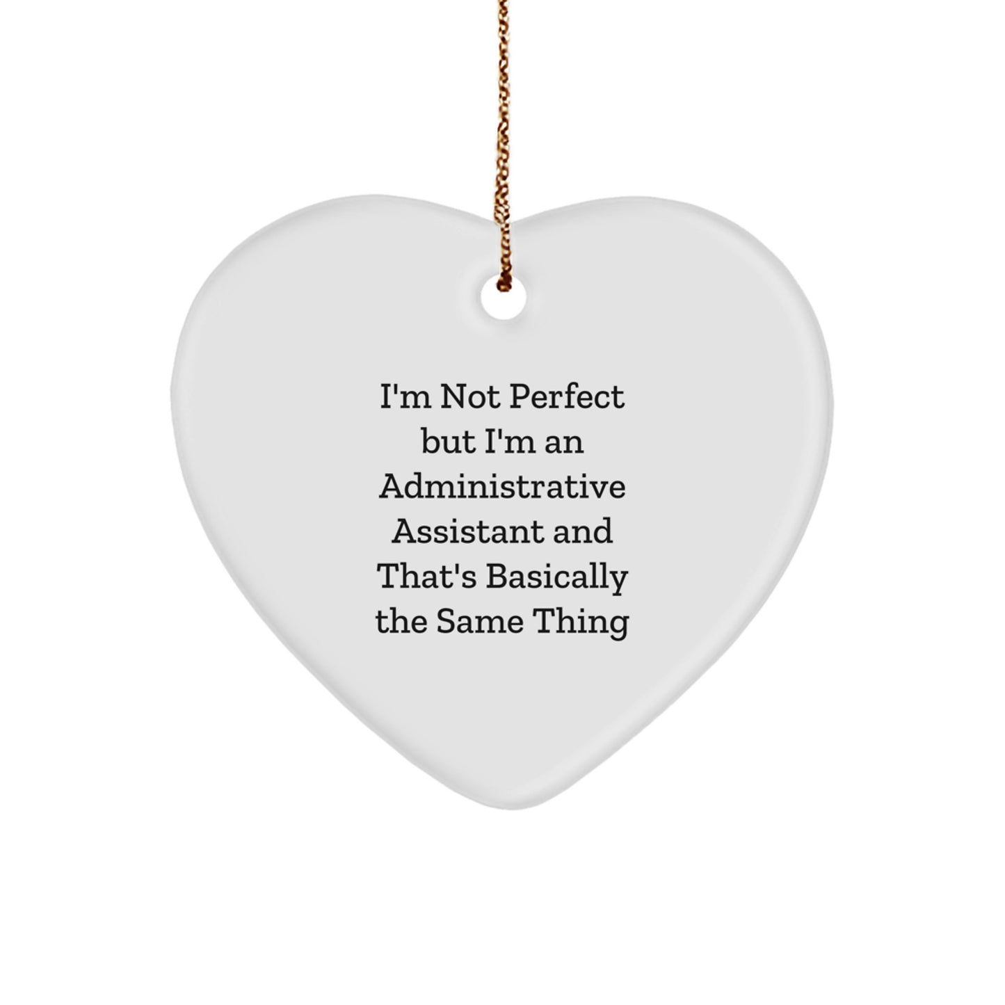 Sassy Administrative Assistant Christmas Ornament Gift for Roommates - Image 1