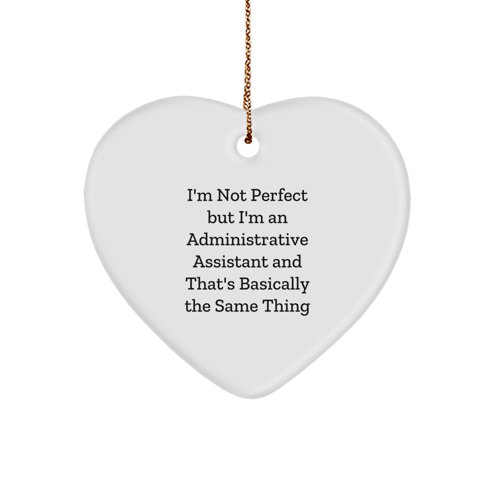Sassy Administrative Assistant Christmas Ornament Gift for Roommates - Image 1