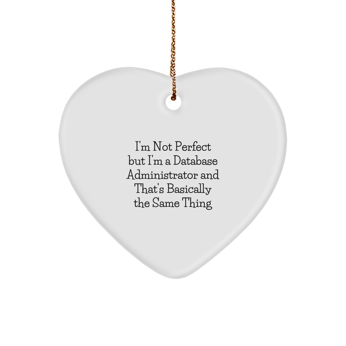 Database Administrator Favorite Kids Christmas Ornament Gift - Image 1