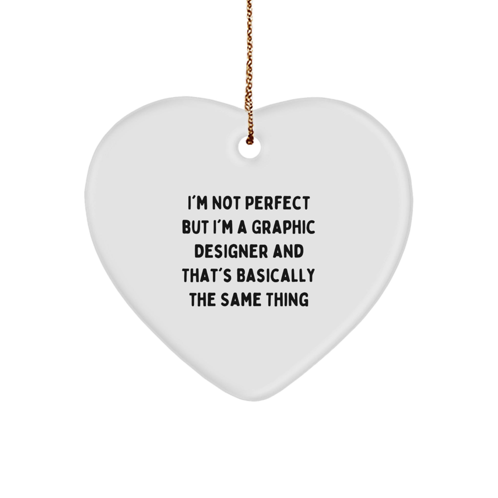 Graphic Designer Keepsake Christmas Ornament for Him Holiday Gift - Image 1