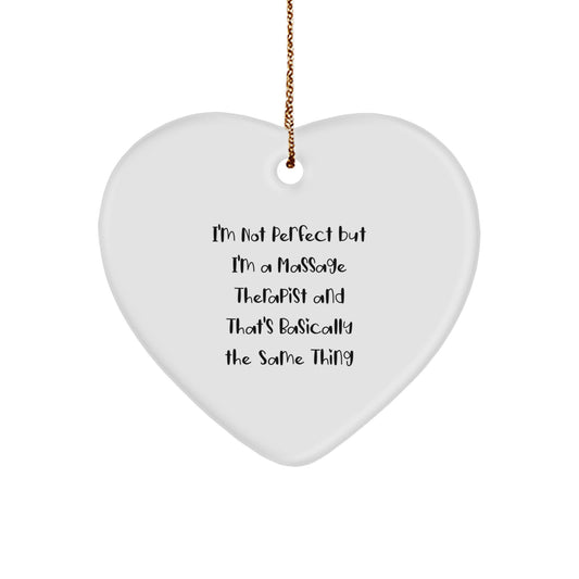 Massage Therapist Keepsake Christmas Ornament for Him Gift - Image 1