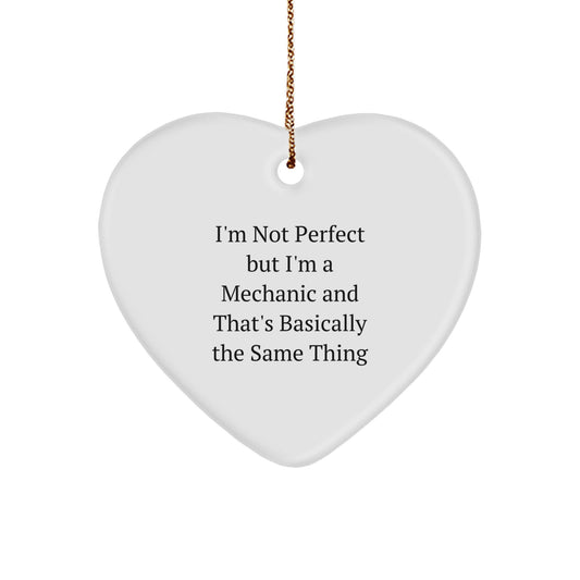 Funny Mechanic Gifts from Friends to Mechanic Men Christmas Unique Ornaments - Image 1