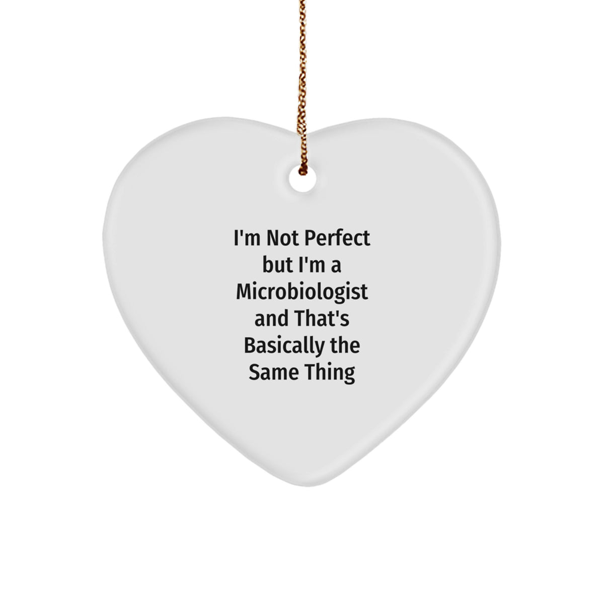Microbiologist Keepsake Bright Holiday Christmas Ornament for Him Gift - Image 1