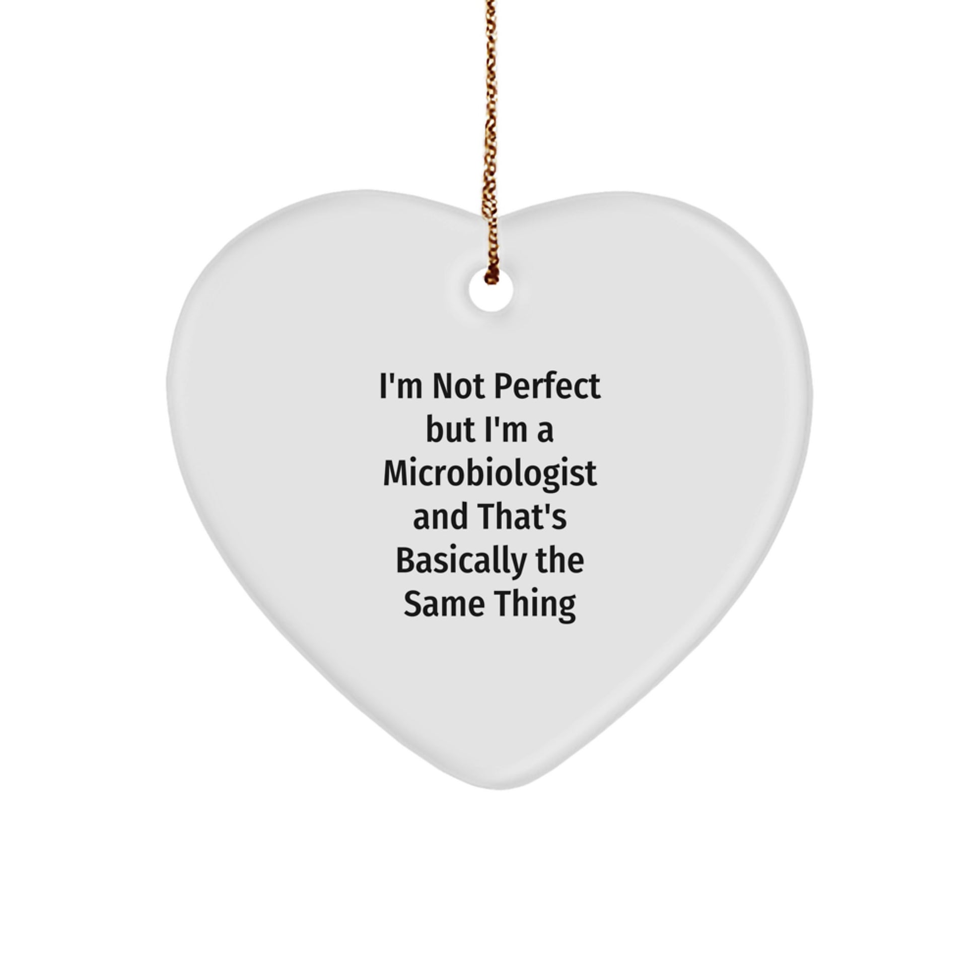 Microbiologist Keepsake Bright Holiday Christmas Ornament for Him Gift - Image 1