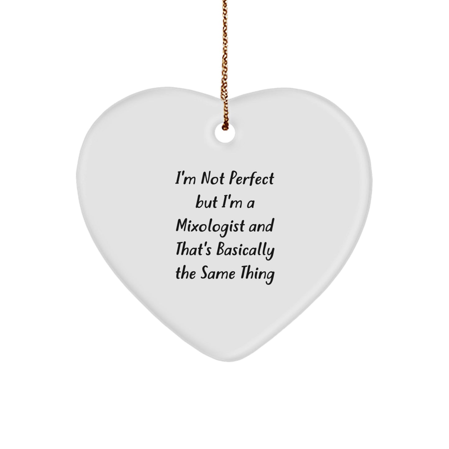 Mixologist Keepsake Christmas Ornament for Him Gift - Image 1