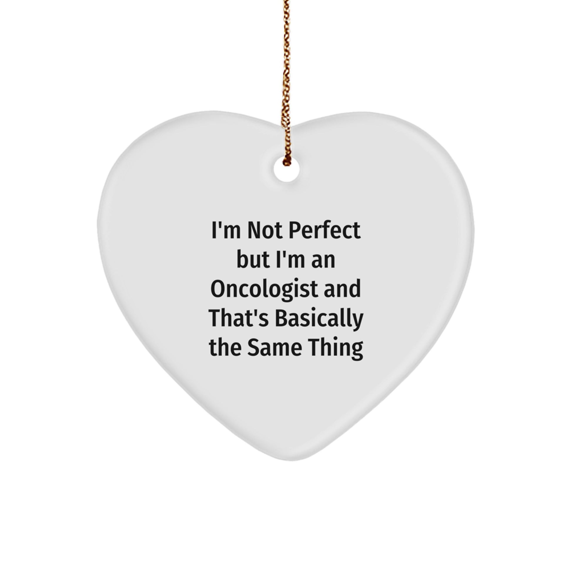 Durable Oncologist Heart Christmas Ornament Idea for Coworkers Gift - Image 1