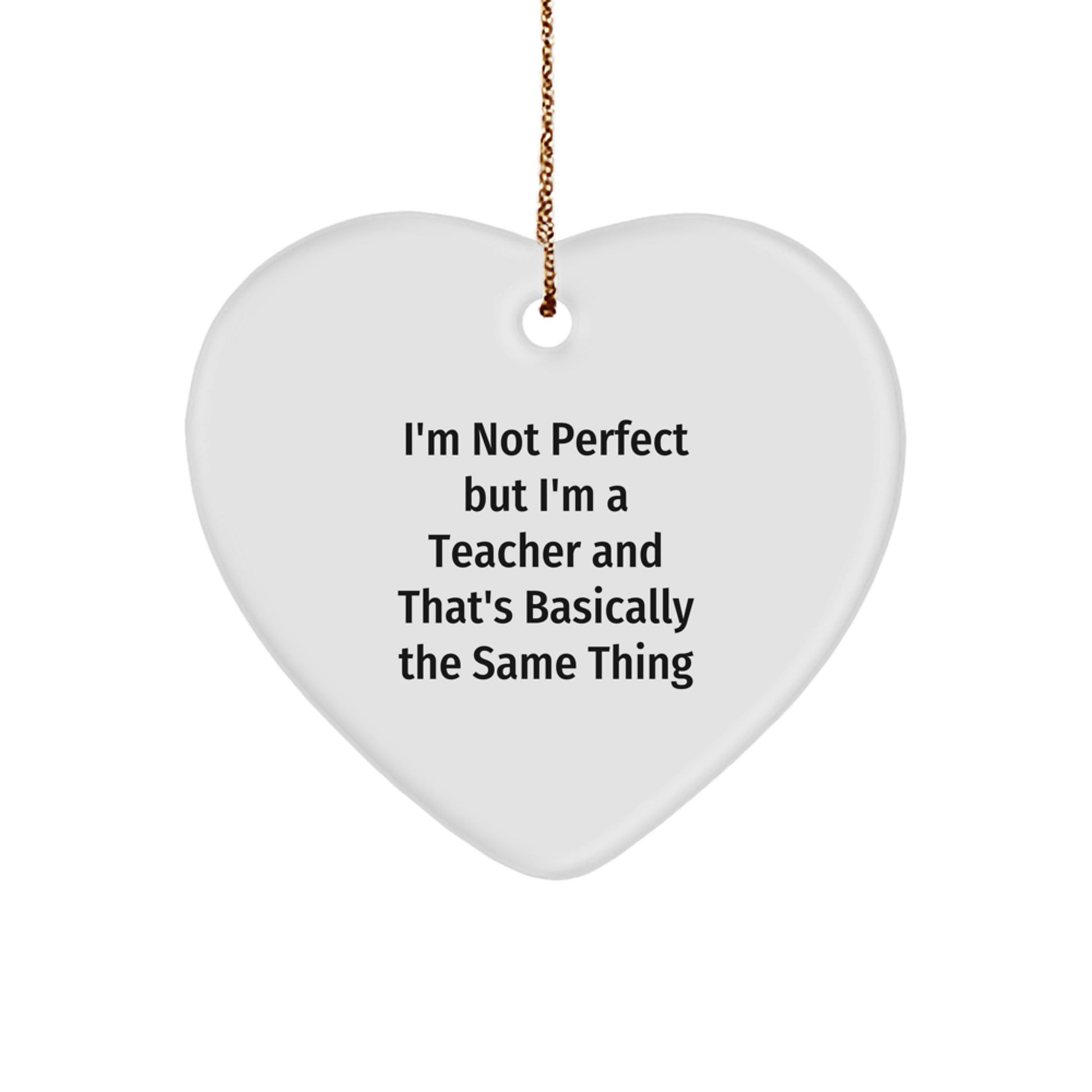 Teacher Essential Christmas Ornament for a Best Friend Gift - Image 1