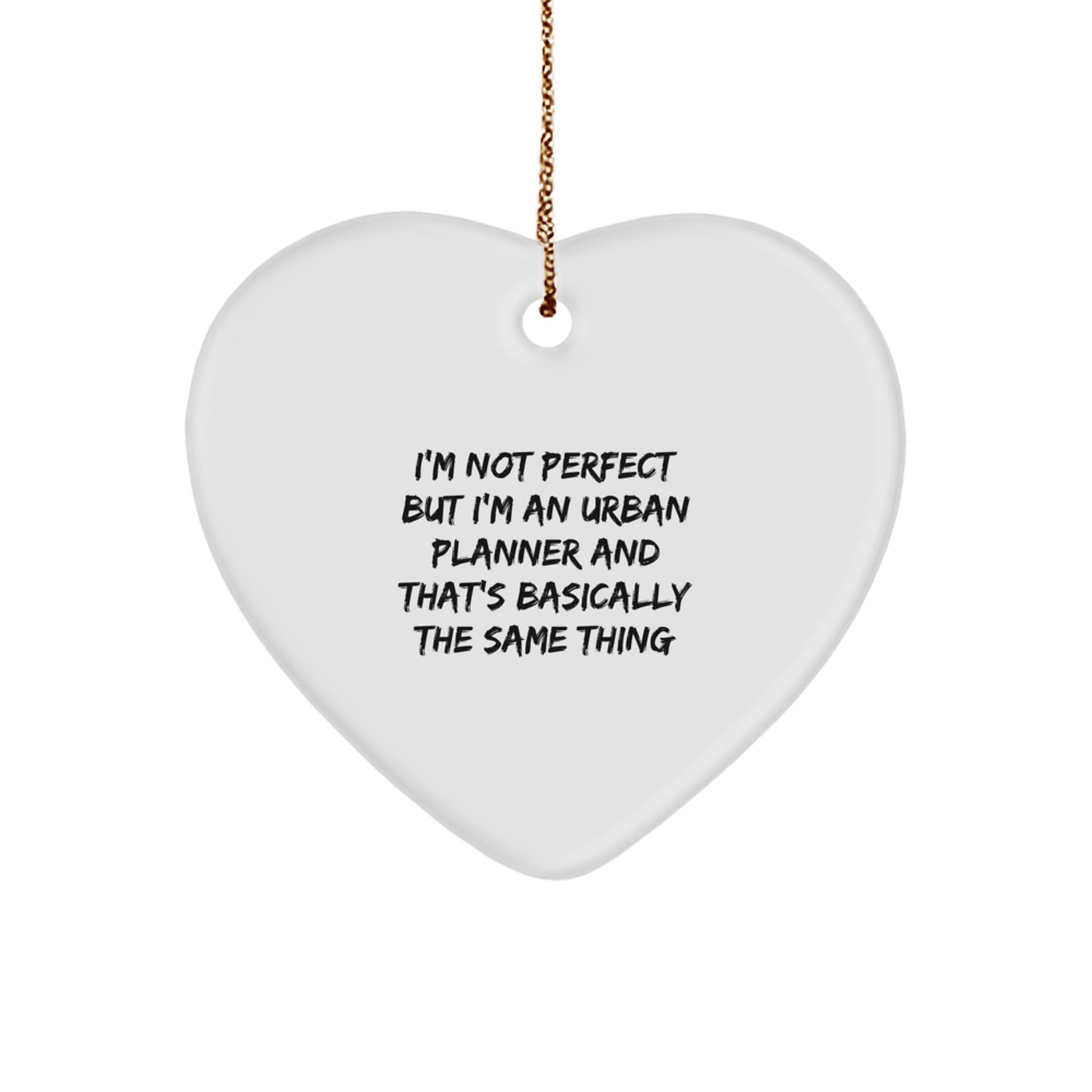 Urban Planner Keepsake Christmas Ornament for Him Gift - Image 1