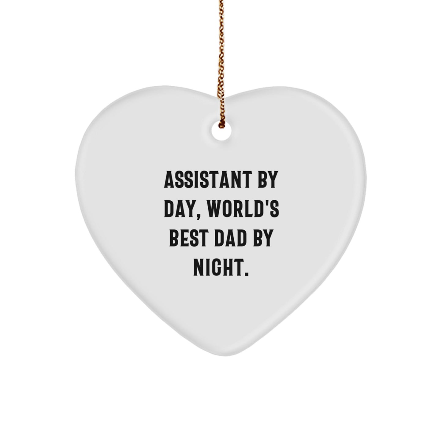 Christmas Gift for Her Assistant By Day World's Best Dad By Night - Image 1