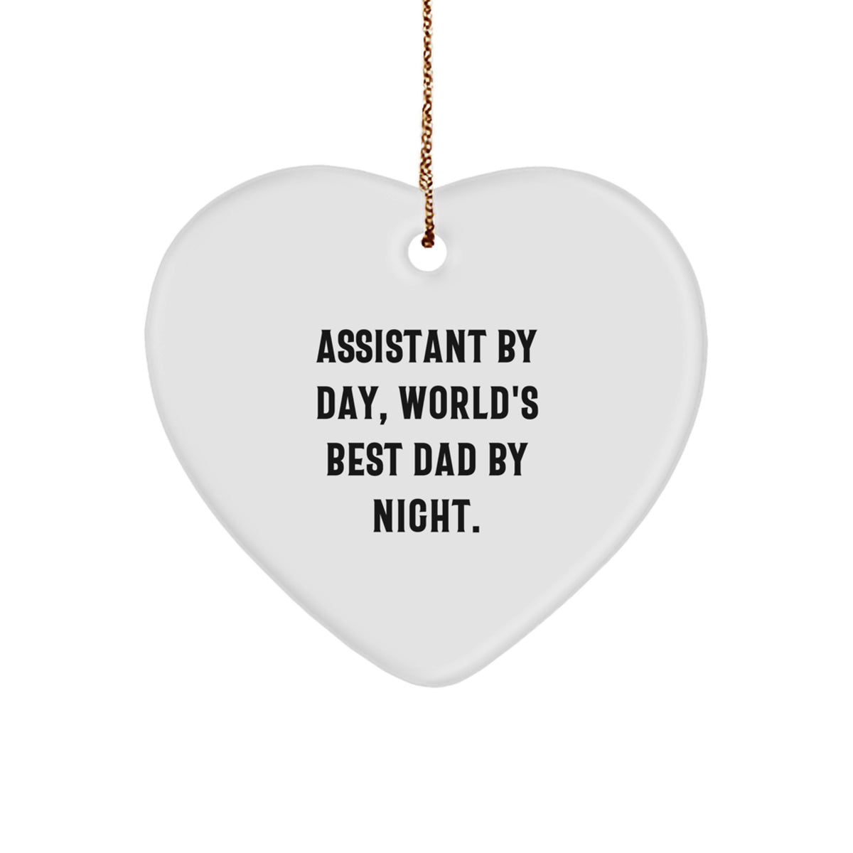 Christmas Gift for Her Assistant By Day World's Best Dad By Night - Image 1