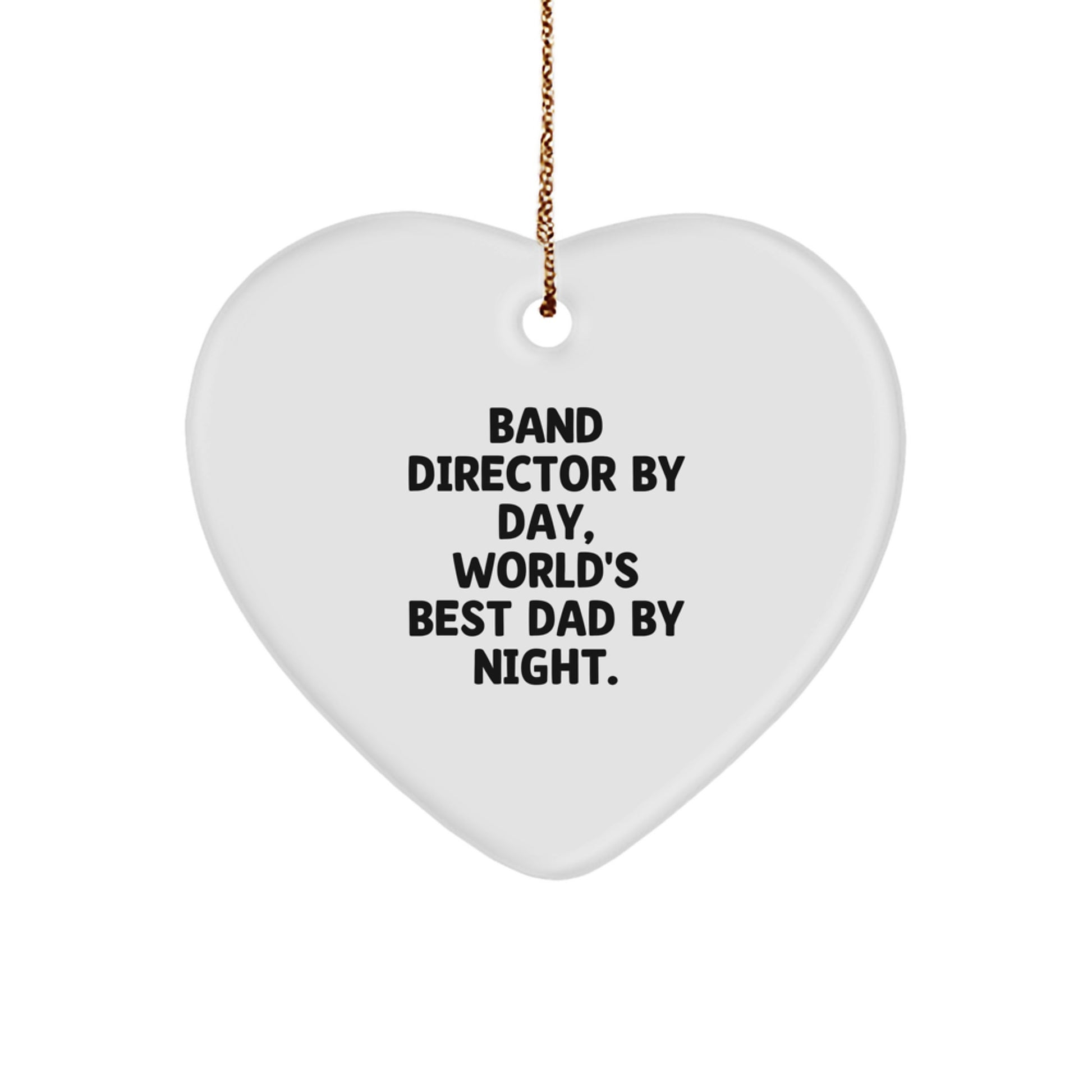 Playful Band Director Christmas Ornament for Friends Novelty Gift - Image 1