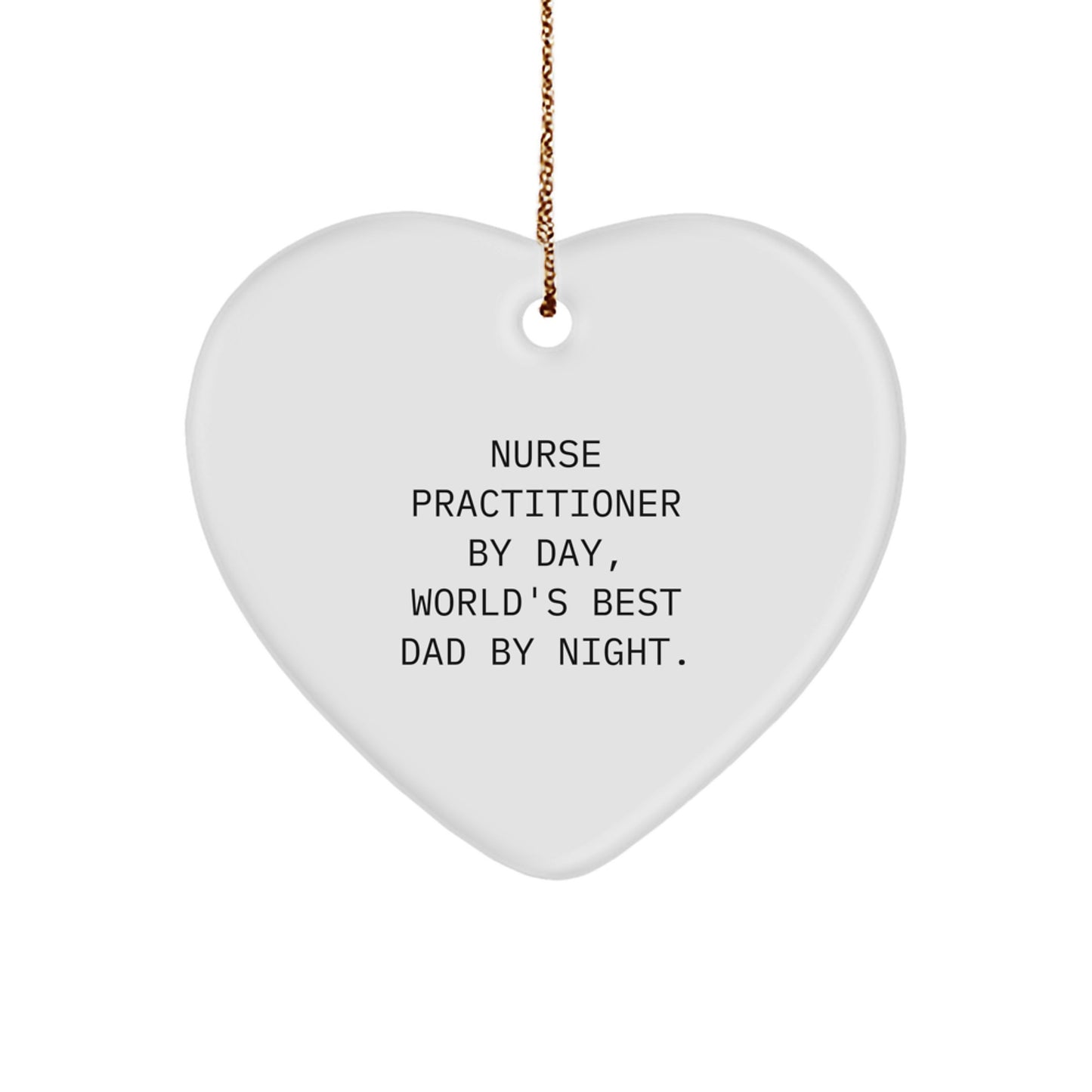 Nurse Practitioner Christmas Ornament Keepsake for Him Holiday Gift - Image 1