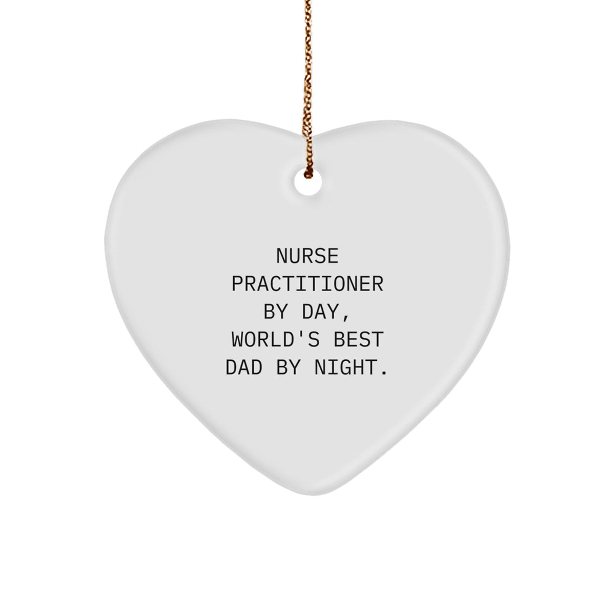 Nurse Practitioner Christmas Ornament Keepsake for Him Holiday Gift - Image 1