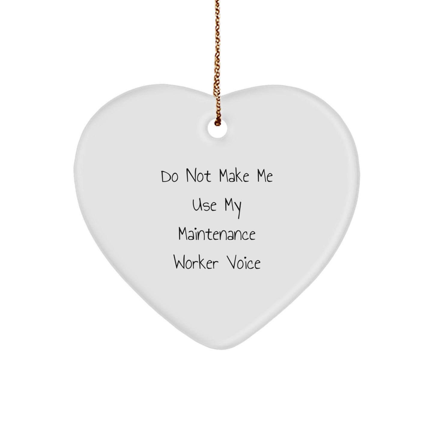 Maintenance Worker Favorite Christmas Ornament Gift for Kids - Image 1