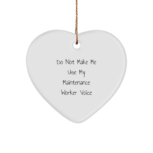 Maintenance Worker Favorite Christmas Ornament Gift for Kids - Image 1