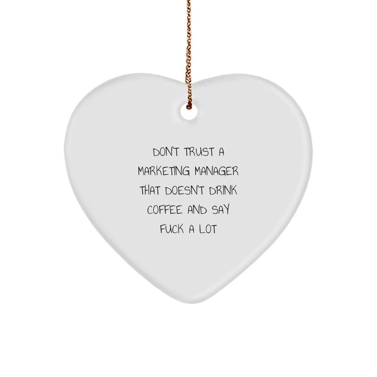 Collectible Christmas Ornament Gift for Neighbors Marketing Manager - Image 1
