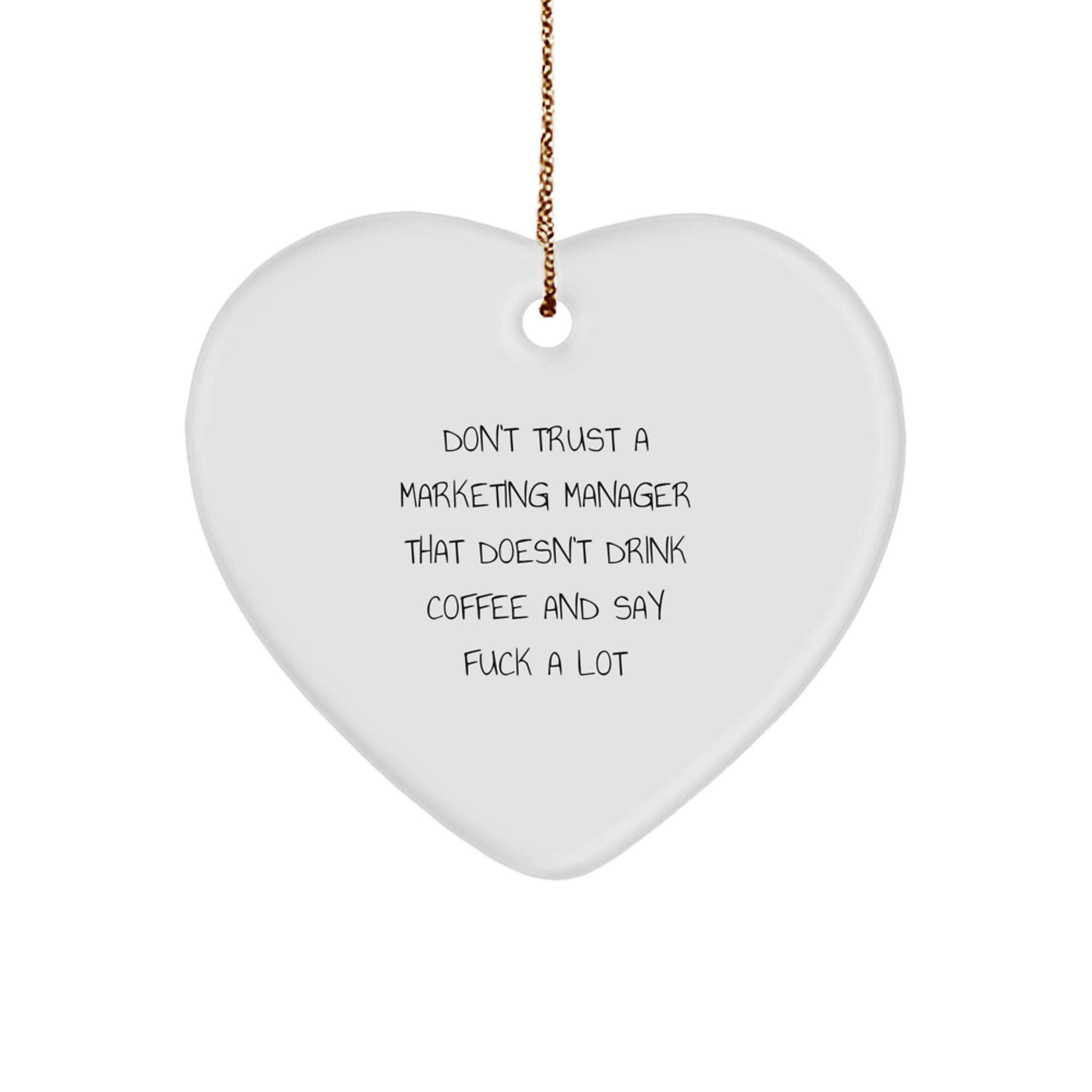 Collectible Christmas Ornament Gift for Neighbors Marketing Manager - Image 1