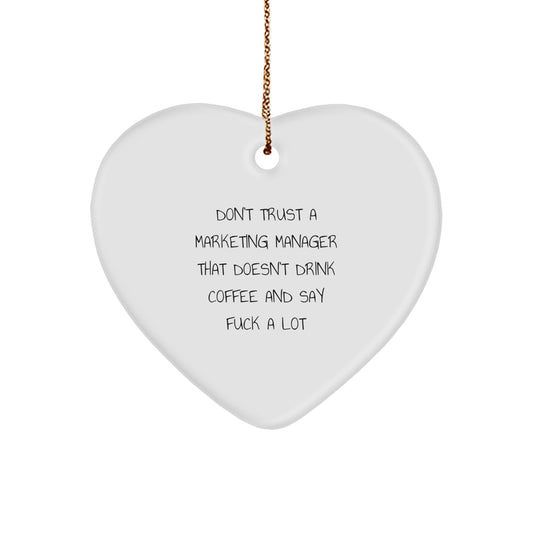 Collectible Christmas Ornament Gift for Neighbors Marketing Manager - Image 1