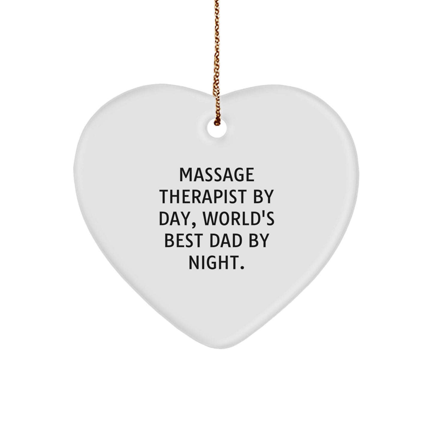 Christmas Gift for Her Present Massage Therapist by Day, World's Best - Image 1